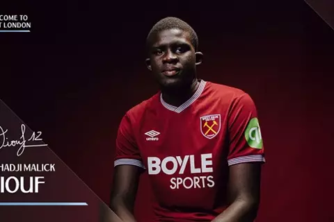 وست هام يعلن تعاقده مع موهبة السنغال